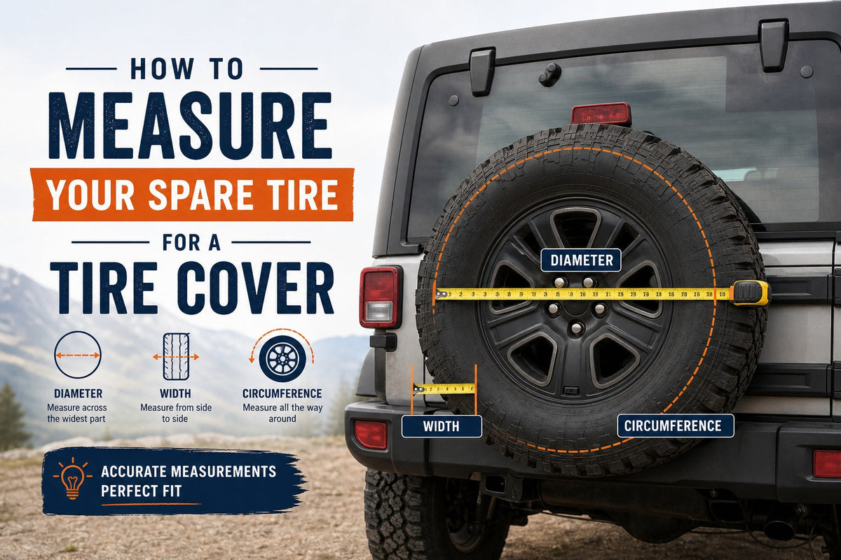 How to Measure Your Spare Tire for a Tire Cover