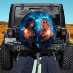 Mystic Enchantress Glowing Nebula Spare Tire Cover