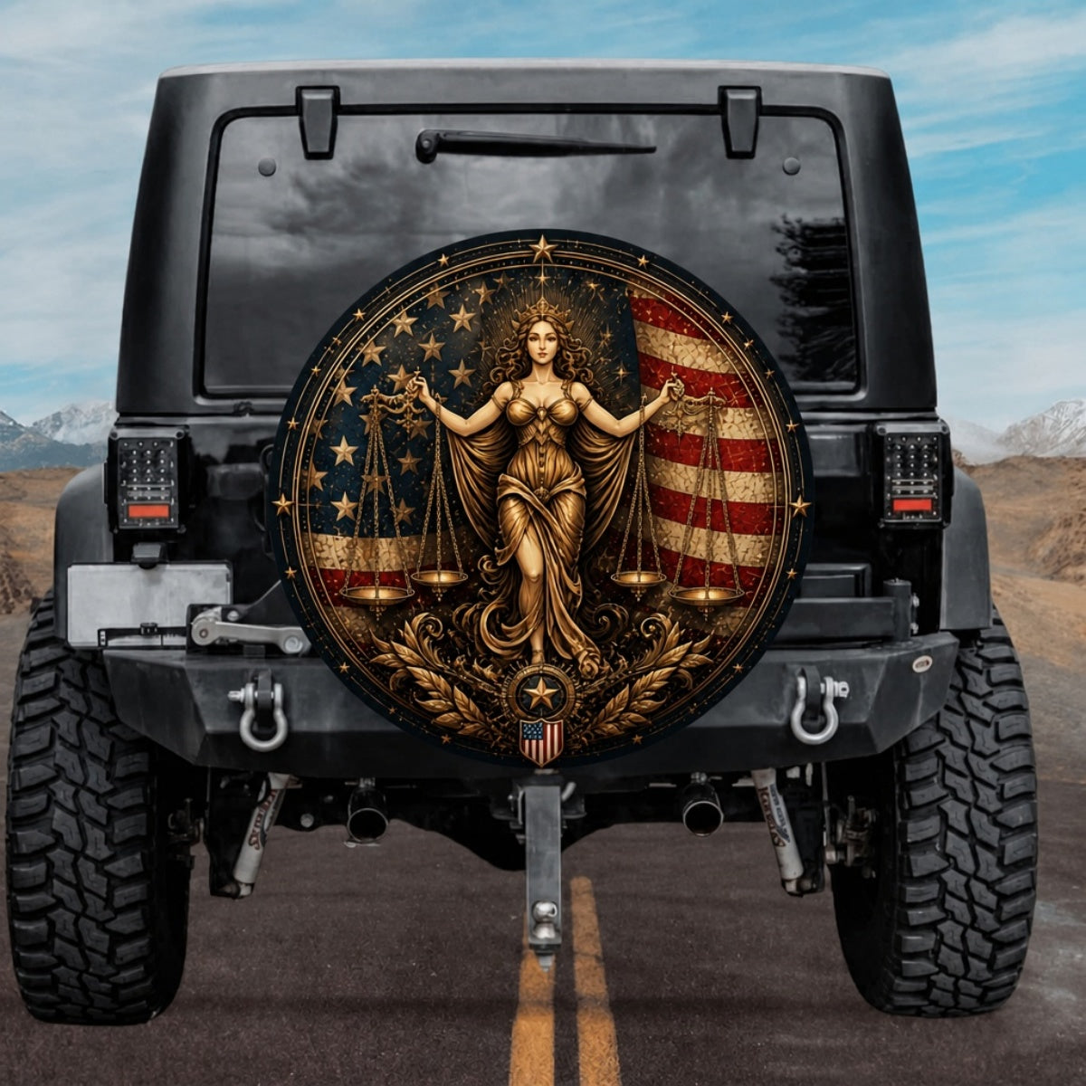 USA Libra Spare Tire Cover