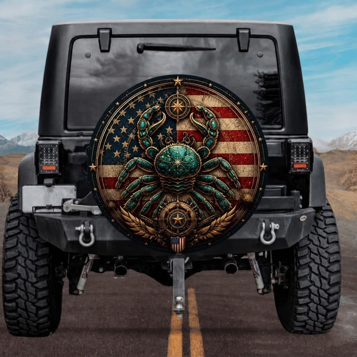 USA Scorpio Spare Tire Cover