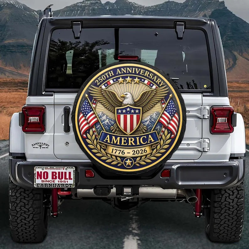 The 1776 Heritage | 250th Anniversary Eagle Spare Tire Cover