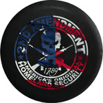 Red, White & Armed Spare Tire Cover