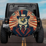 Vintage Pop Art Uncle Sam Eagle Spare Tire Cover
