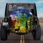 Artistic Wilderness Patriotic SUV Tire Cover