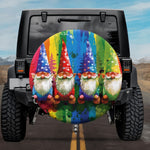Whimsical Americana Forest Gnome SUV Tire Cover
