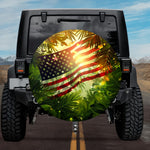 Radiant Americana Tropical Design SUV Tire Cover