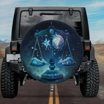 Cosmic Balance Libra: Celestial Zodiac Spare Tire Cover