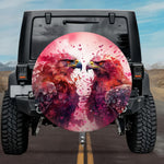 Twin Eagles Watercolor Spare Tire Cover