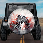 Twin Guardians Freedom Zebra Tire Cover