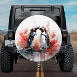 Soulmates of The Polar Horizon Penguin Tire Cover