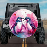Eternal Love Galactic Neon Majestic Penguin Wheel Cover