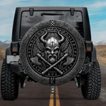 Tactical Viking Warrior Rune Shield Spare Tire Cover