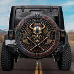 Tactical Viking Warrior Rune Shield Spare Tire Cover