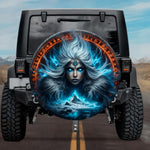 Bestla Mother of Odin Rune Shield Spare Tire Cover