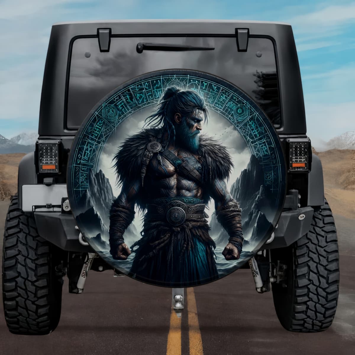 Tactical Gangr Norse Giant Shield Spare Tire Cover
