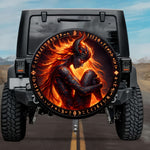 Tactical Glut Goddess of Fire Ash Rune Shield Spare Tire Cover