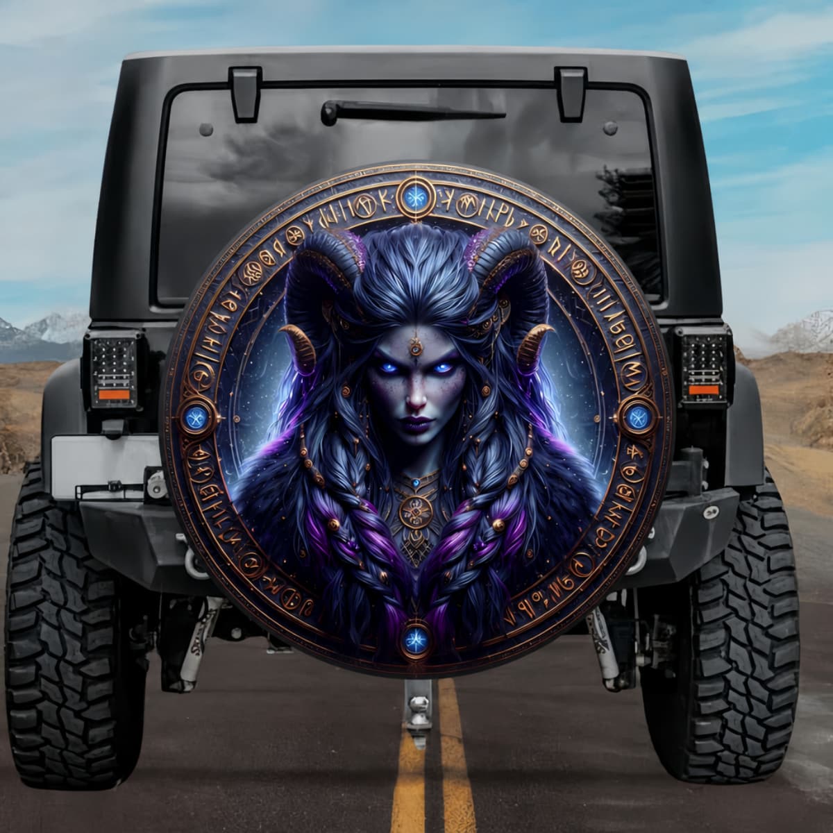 Tactical Hardgreip Iron Gripper Rune Shield Spare Tire Cover