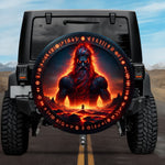 Tactical Logi Primordial Wildfire Giant Rune Shield Spare Tire Cover
