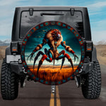 Tactical Iktomi Native American Spider God Spare Tire Cover