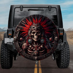 Tactical Mictlantecuhtli Aztec God of Underworld Spare Tire Cover