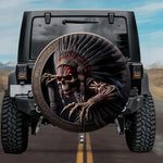 Tactical Pitao Bezelao Zapotec God of Death Skull Spare Tire Cover