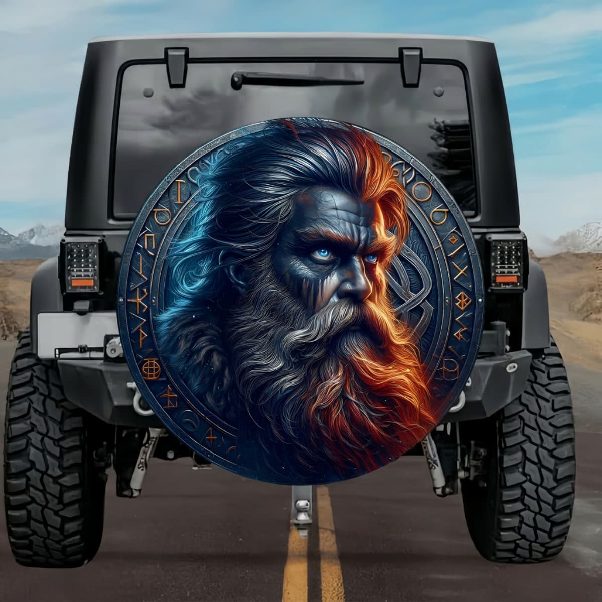 Tactical Berling Norse Dwarf Master Smith Spare Tire Cover