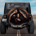 Tactical Norse Mythology Hagbard and Signy Eternal Oath Spare Tire Cover