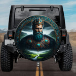 Tactical Norse Mythology Harald Fairhair King Spare Tire Cover