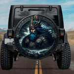 Tactical Norse Mythology Heidrek King Tyrfing Sword Spare Tire Cover