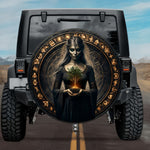Tactical Norse Mythology Lif First Woman After Ragnarok Spare Tire Cover