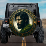 Tactical Norse Mythology Lifthrasir First Man After Ragnarok Spare Tire Cover