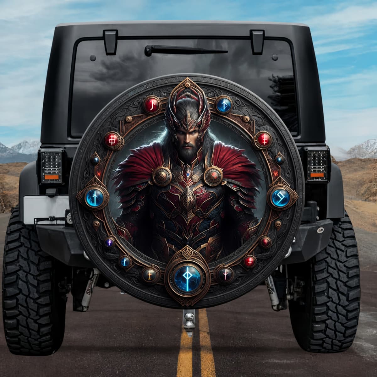 Tactical Norse Siegfried Dragon Slayer Hero Spare Tire Cover
