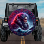 Tactical Norse Mythology Svipdagr Cursed Hero Spare Tire Cover