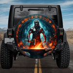 Tactical Norse Mythology Wayland the Smith Blacksmith Spare Tire Cover