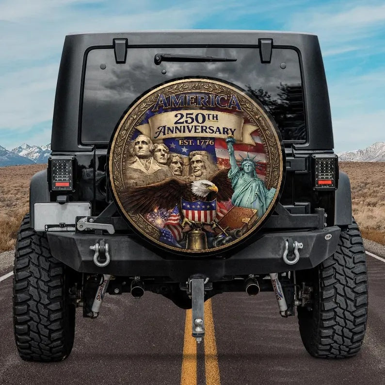 The American Legacy | Mount Rushmore 250th Anniversary Tire Cover