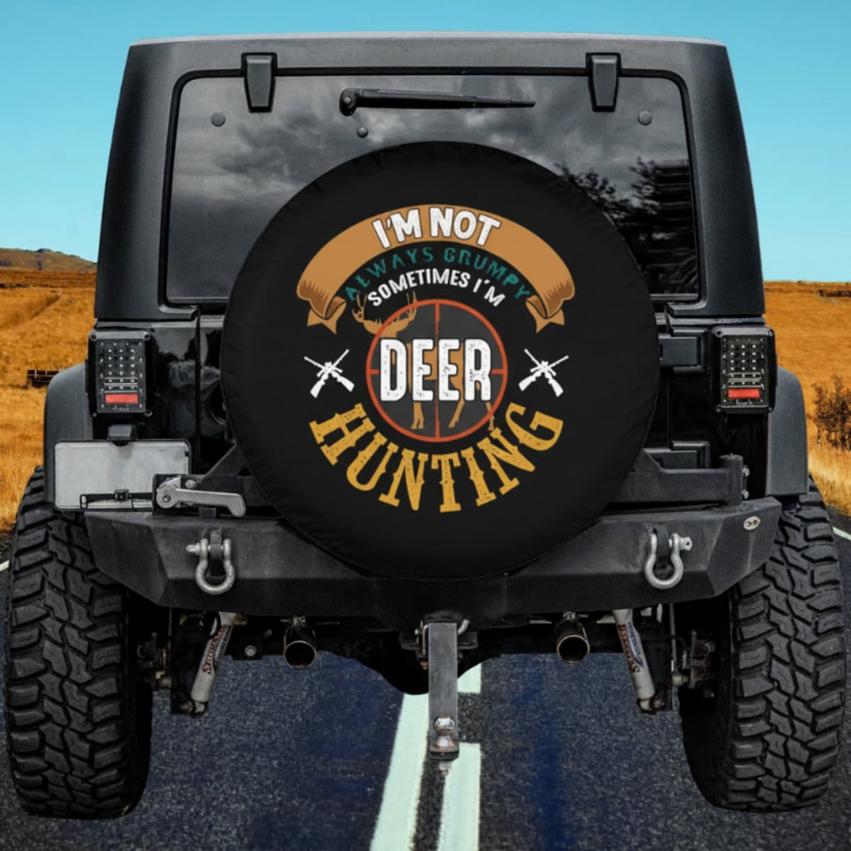 The Grumpy Hunter Spare Tire Cover