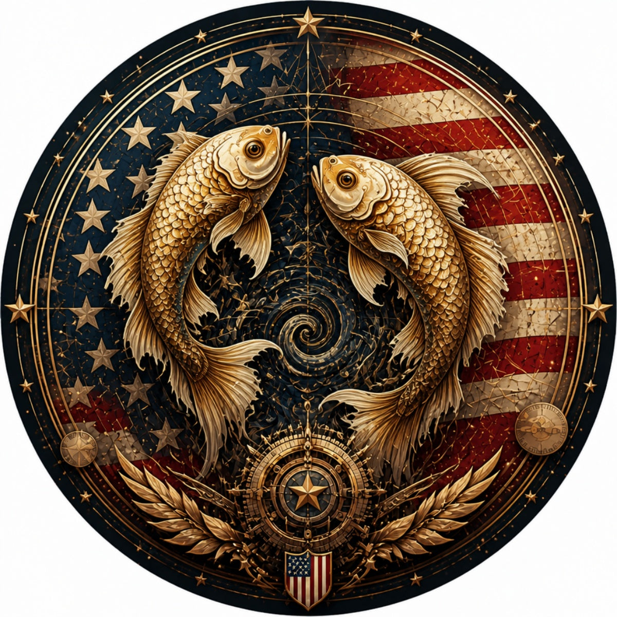 USA Pisces Spare Tire Cover