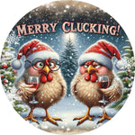 Funny Christmas Chicken Spare Tire Cover - Jeep, Bronco, RV, Camper & More