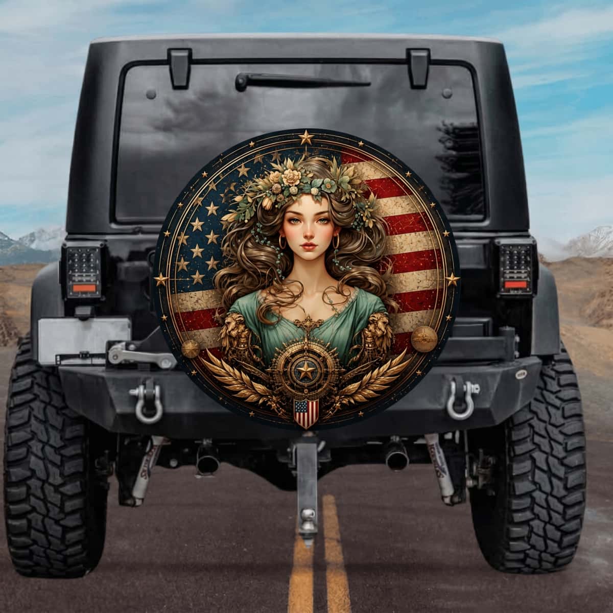 USA Virgo Spare Tire Cover