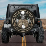 Funny Beer Spare Tire Cover - Two Beer Or Not Two Beer Skull Art