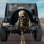 Bone Cross Spare Tire Cover