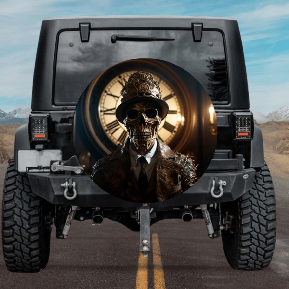 Top Hat Gear Skull Spare Tire Cover