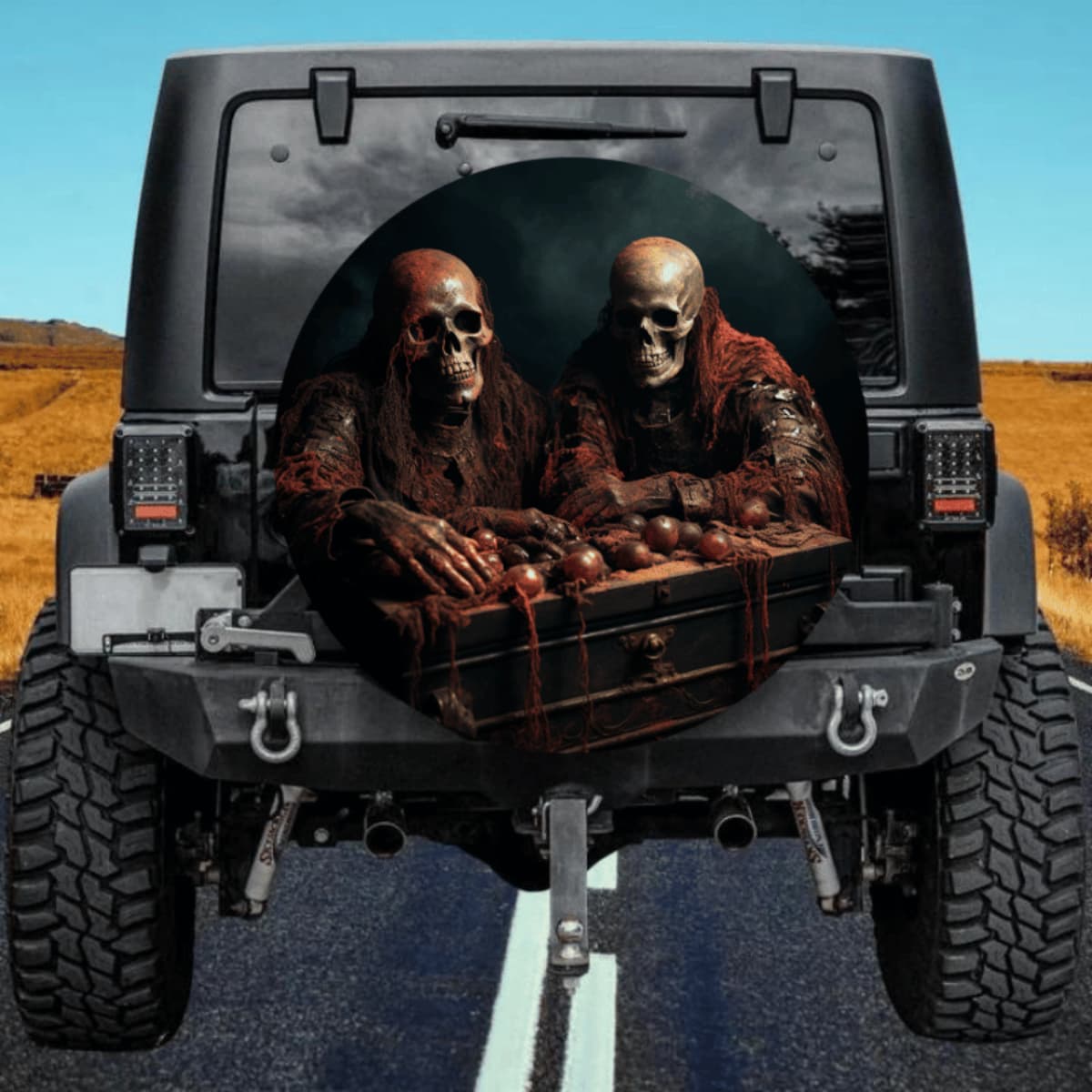 Brothers in Bones Spare Tire Cover