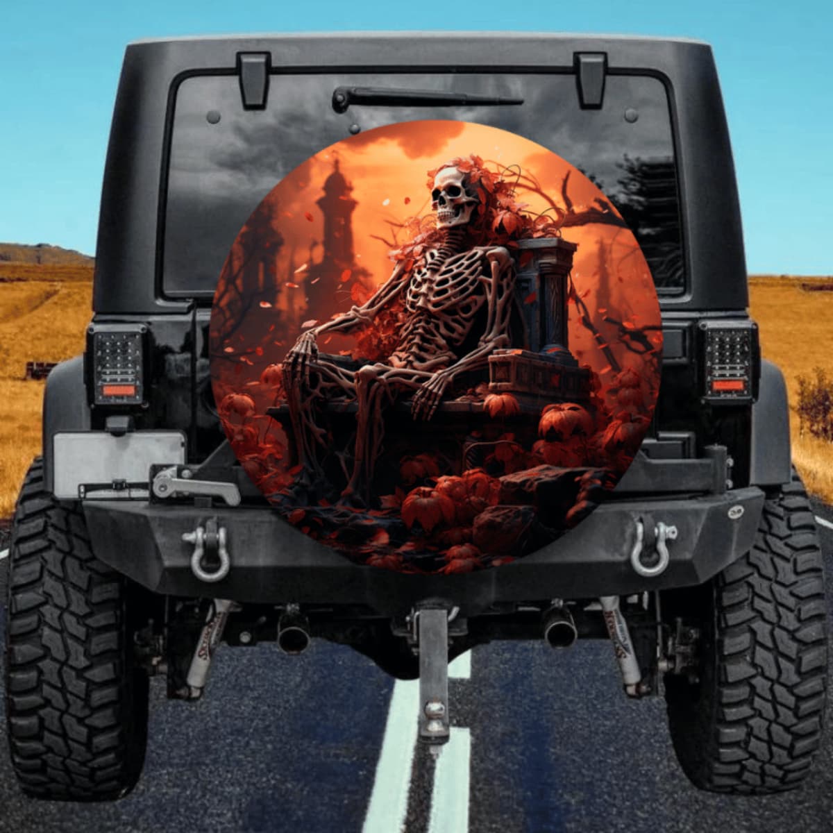 King of the Patch Spare Tire Cover