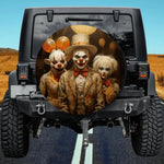 The "Family Reunion" Vintage Scary Clown Spare Tire Cover