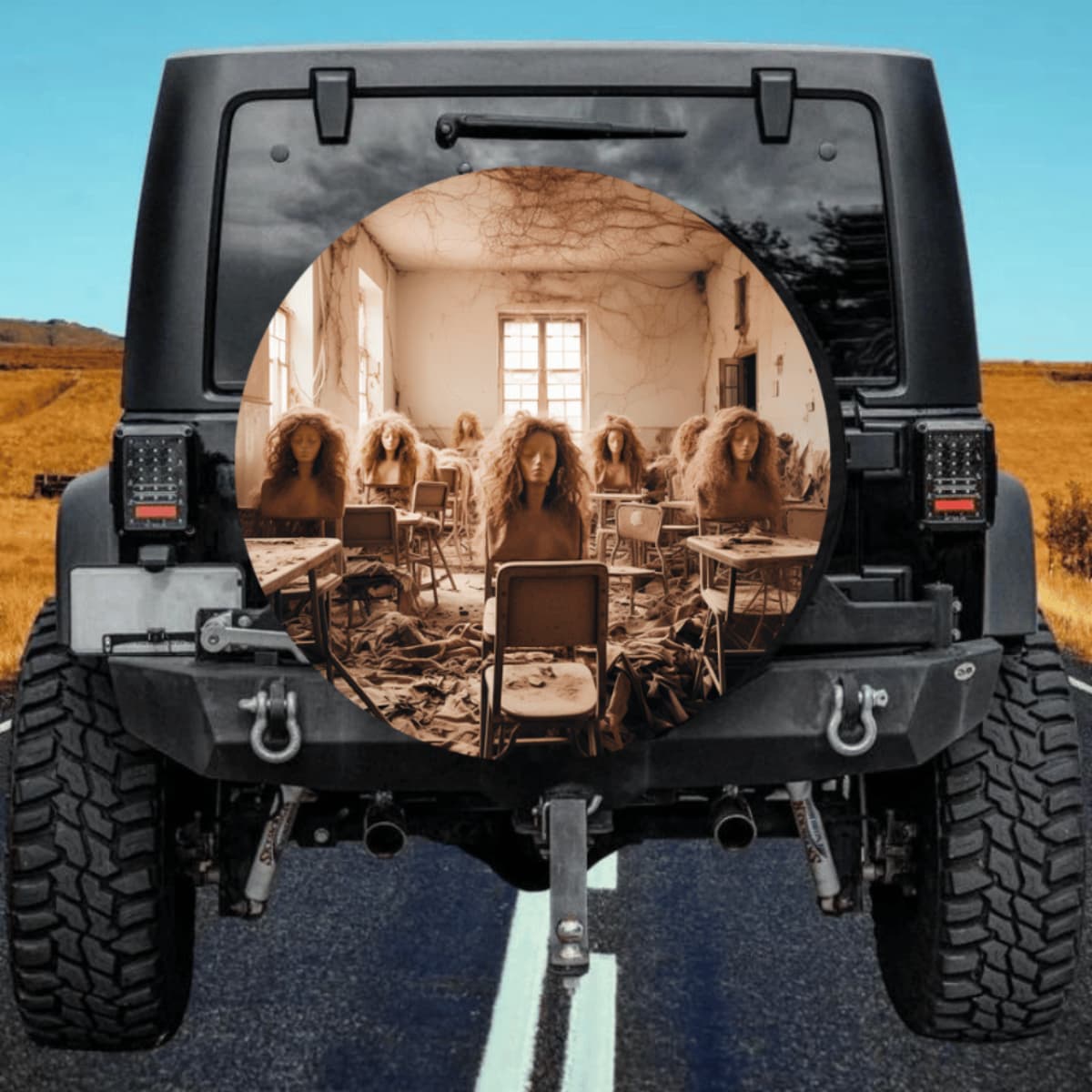 The Eternal Recess Spare Tire Cover