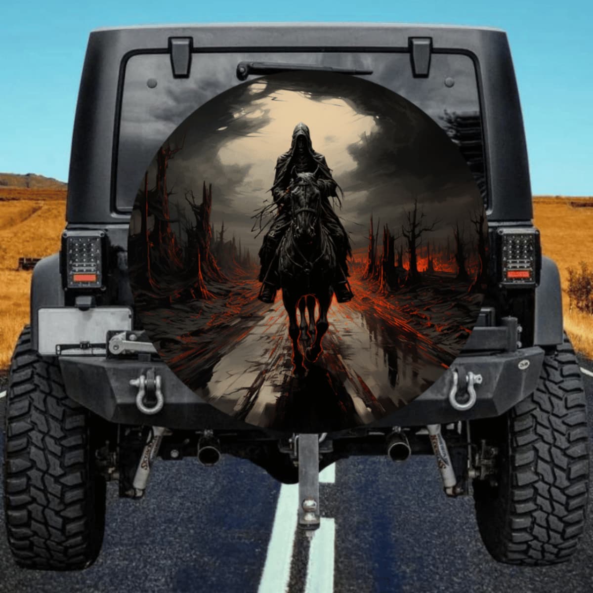 The Sovereign Rider Spare Tire Cover
