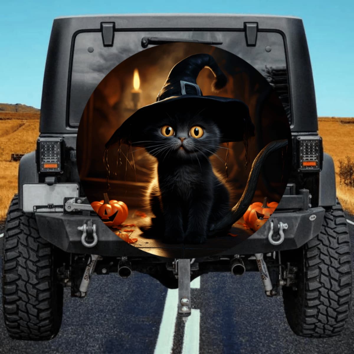 Shadow of the Coven Spare Tire Cover