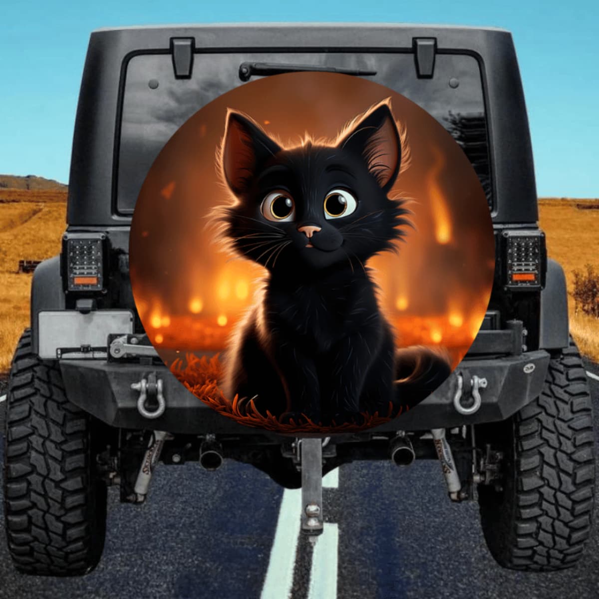The Midnight Cuddle Spare Tire Cover