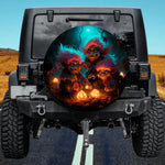 The "Pumpkin Thieves" Pink-Haired Goblin Spare Tire Cover
